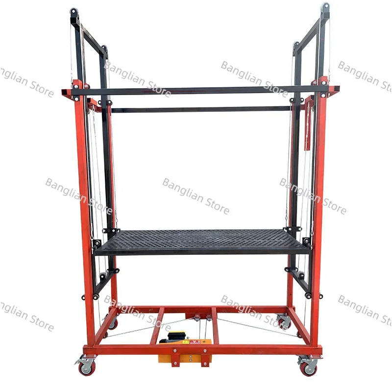 Folding Electric Scaffold Lift Platform, Small Up and Down, Cargo Hoist Lifting Platform, New