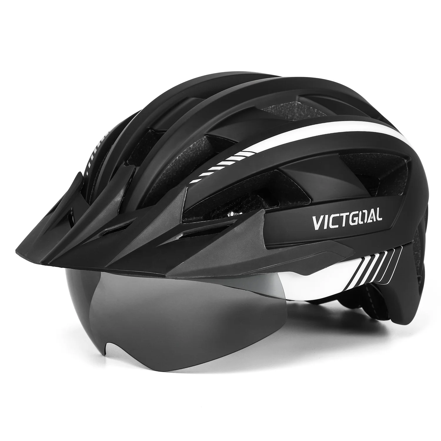 USB Bike Helmet with UV400 Goggles Sun Visor Men Skiing Smart Helmet and Mask for Cycling ODM OEM ADULTS Bicycle Helmet