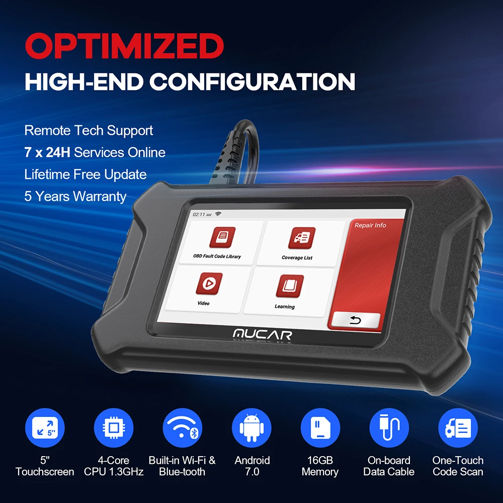 MUCAR CS90 Car Diagnostic Tools Obd2 Scanner 28 Maintenance Reset Services ECM Lifetime Free For All Obd 2 Auto Diagnosis Tools