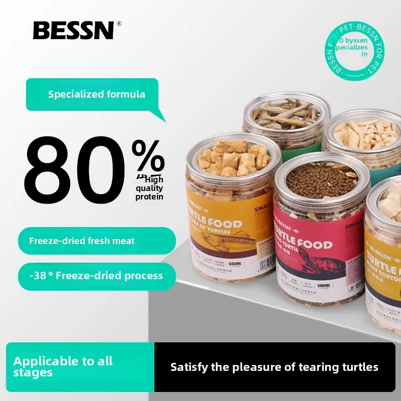 

YEE Professional Turtle Food|Freeze-Dried Shrimp&Mealworms Formula|Aquatic/Terrestrial Turtle Diet for Red-Eared Slider