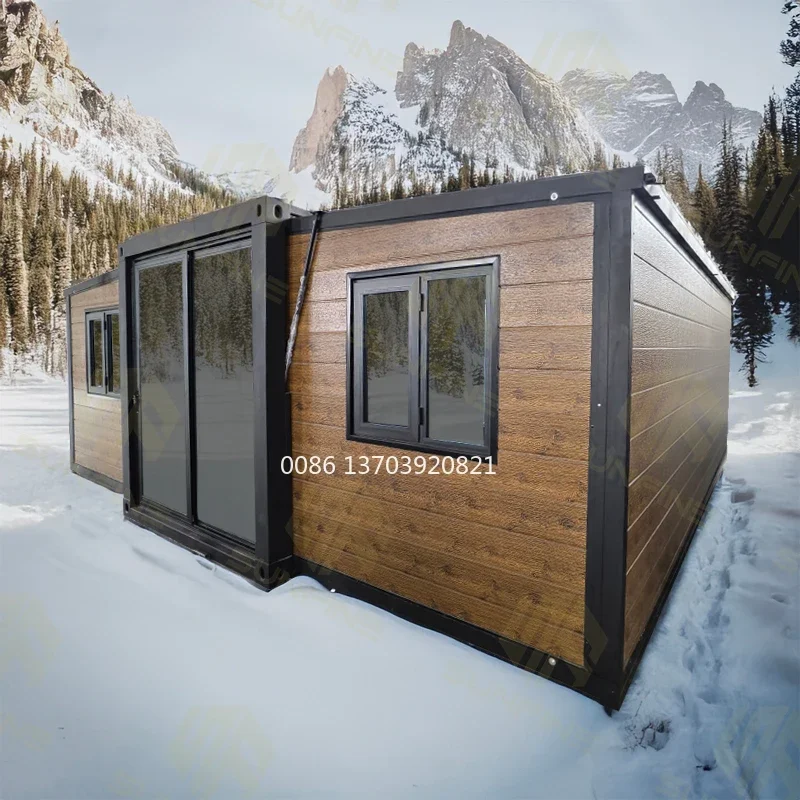 Portable Homes 2 Bedroom Container House 32m2 Modular Wooden House Tiny Home Prefabric House Steel Fold Up Building