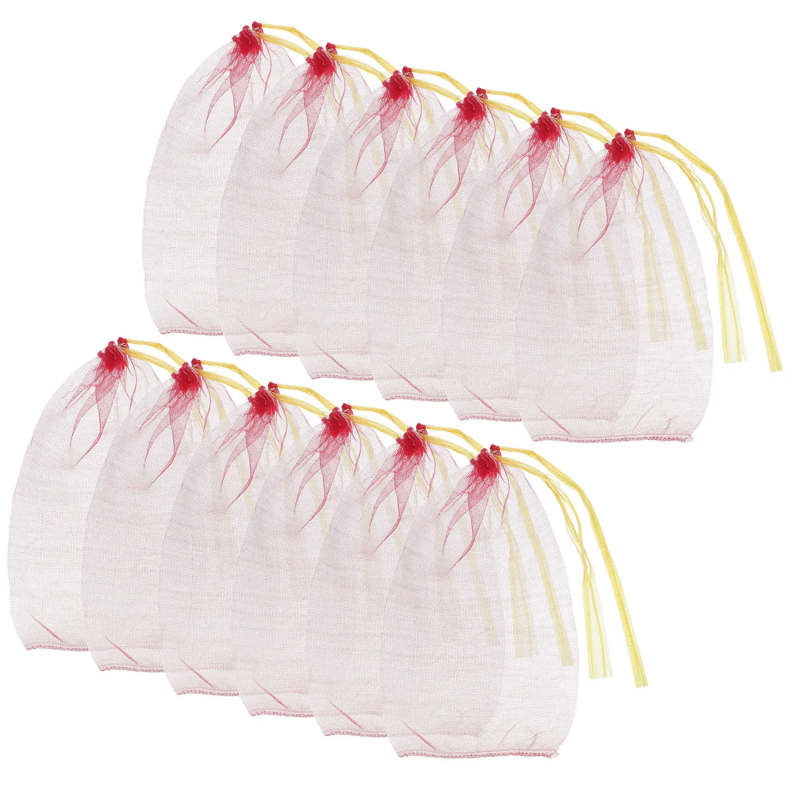 

50 шт. сетчатые сумки для продуктов, многоразовые сумки для хранения овощей, лука и фруктов, портативные дышащие сетчатые сумки, органайзер для продуктов