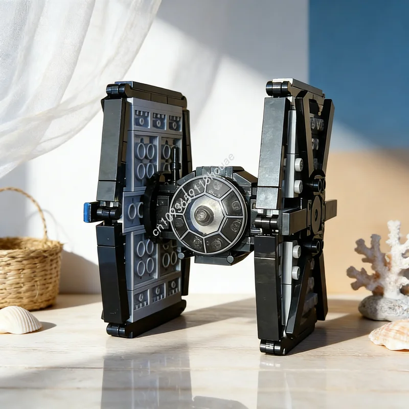 

229 деталей MOC Star Battle TIE FO SWOV, конструктор, архитектурные блоки, рождественские подарки, креативное образовательное средство, игрушки для детей, подарок на день рождения