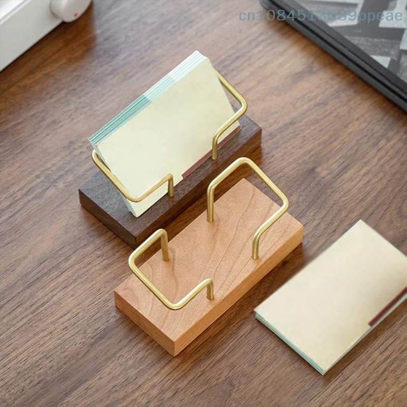 

1 шт. настольная деревянная подставка для визитных карточек, деревянная визитница для держателя открыток для офиса, дома, рабочего стола