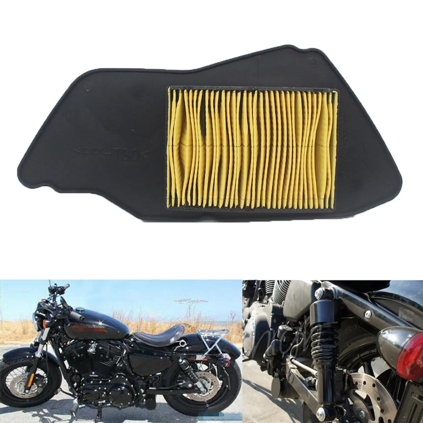 Motorcycle Air Filter Air Clean Element for Yamaha ZUMA 125 YW125 BWS125 X-OVER125 5S9-E4451-00-00