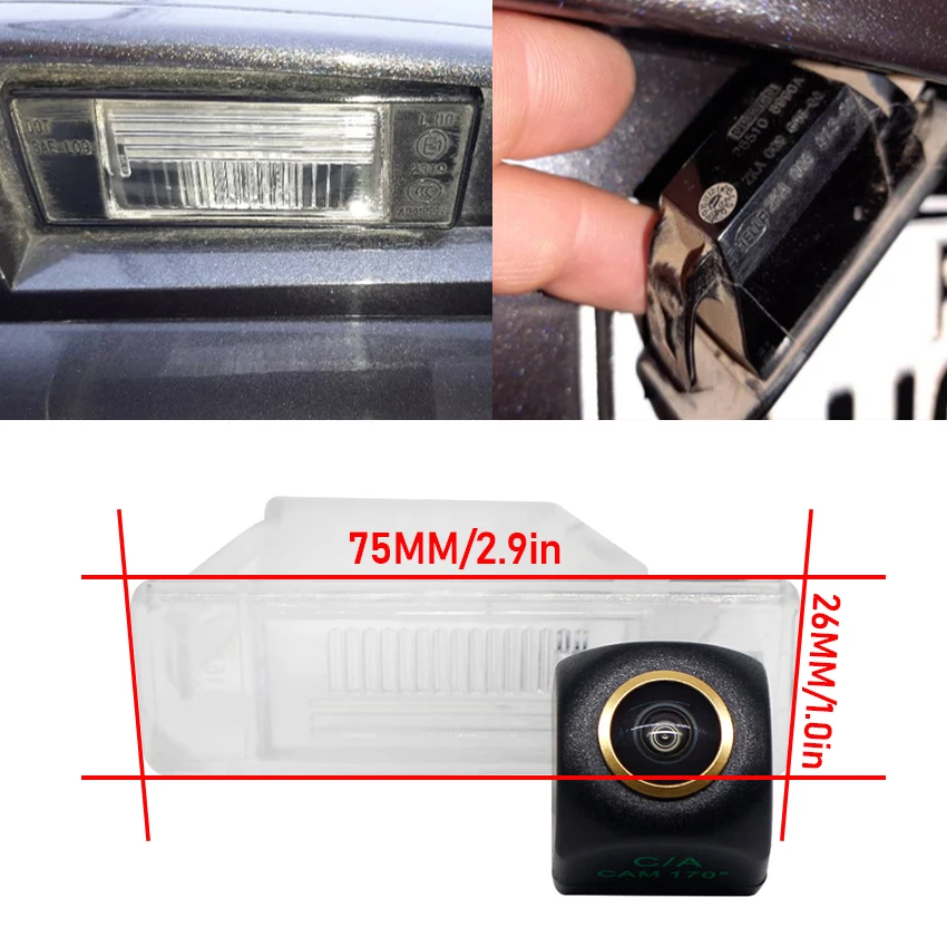 HD 1280*720 Golden Fisheye Lens Rear View Camera For Nissan X-Trail XTrail t31 2007 2008 2009 2010 2011 2012 2013 Car Monitor