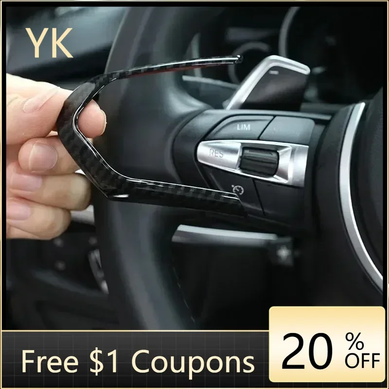 For BMW M-Sport F20 F21 F22 F23 F30 F32 F33 F34 F36 F39 F15 F16 F80 F85 F86 Car Steering Wheel Button Cover Car Accessories