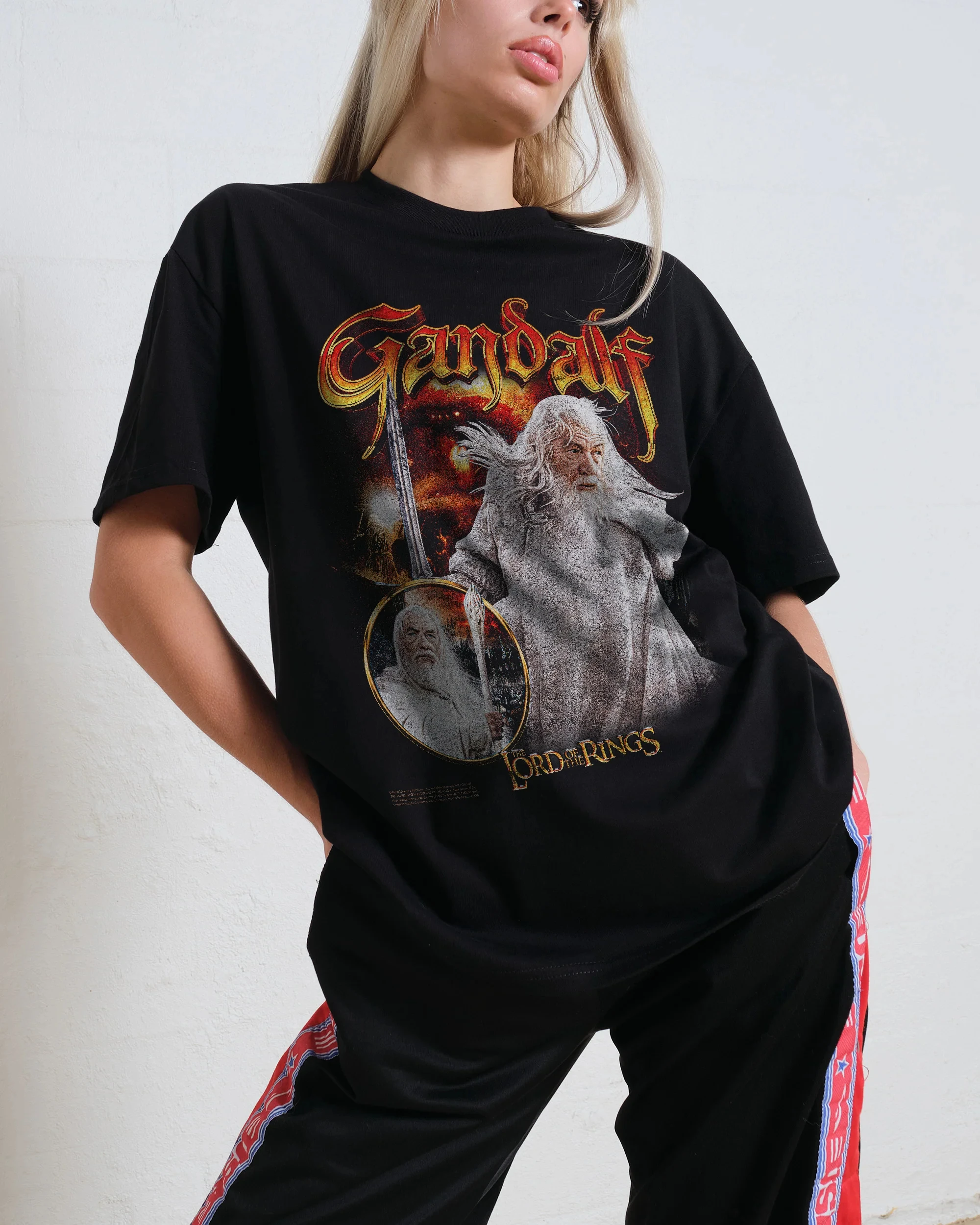 Camiseta informal de moda Gandalf The White Summer, camiseta de marca de lujo para hombres y mujeres