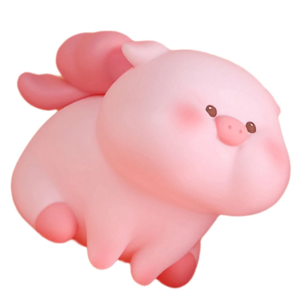 Piggy Bank Money Jar Container Vinyl Girls Coin For Cash Kids Child Pig-shaped Pot Lovely