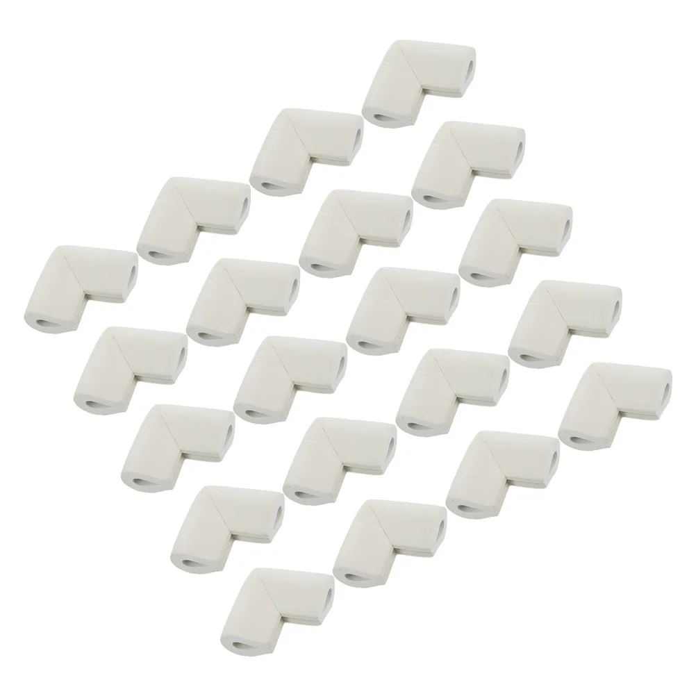 20 قطعة واقيات زوايا الأثاث Nbr مادة تصميم على شكل حرف U سهل التركيب على الوجهين لاصق حافة ناعمة للطاولة