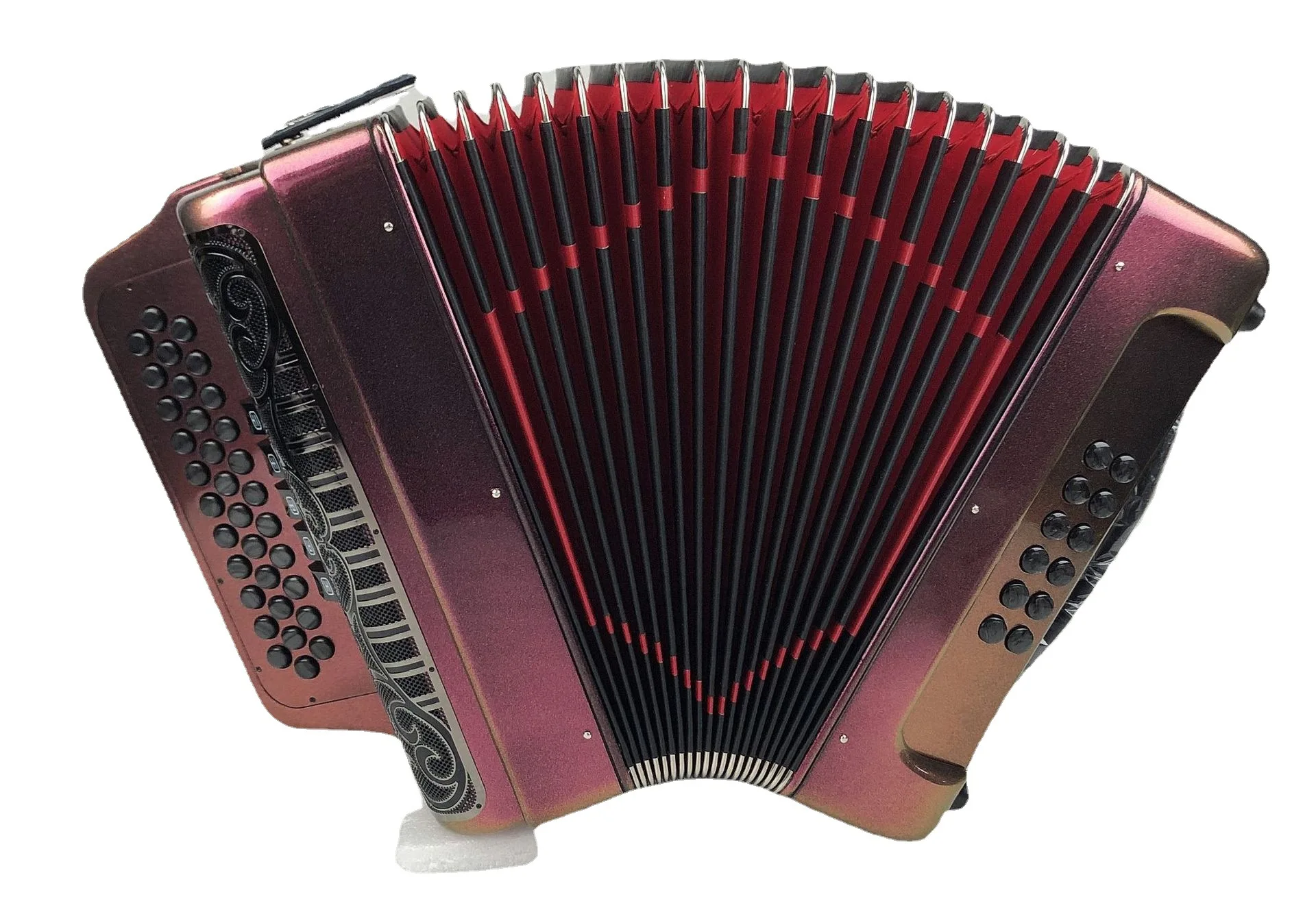 34 Keys 12 Bass 5 Diatonic Accordion Scale Color Changing High-grade Accordion