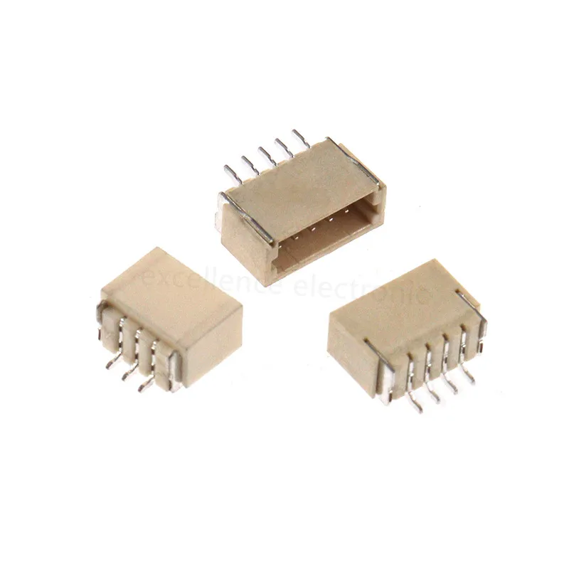 50Pcs JST-SH 1.0MM 2-10Pin Socket Horizontal Surface Mount