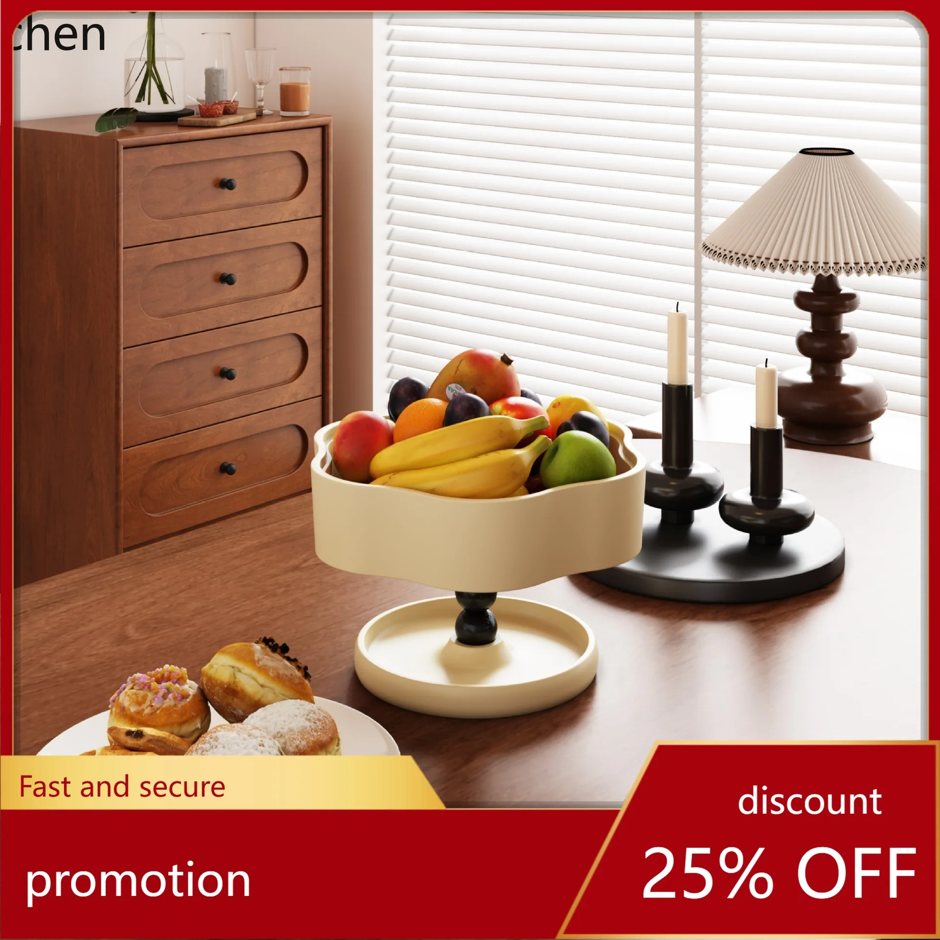 

ZML fruit tray for living room coffee table and dining table, New Year candy and snack display tray, cake and dessert tray