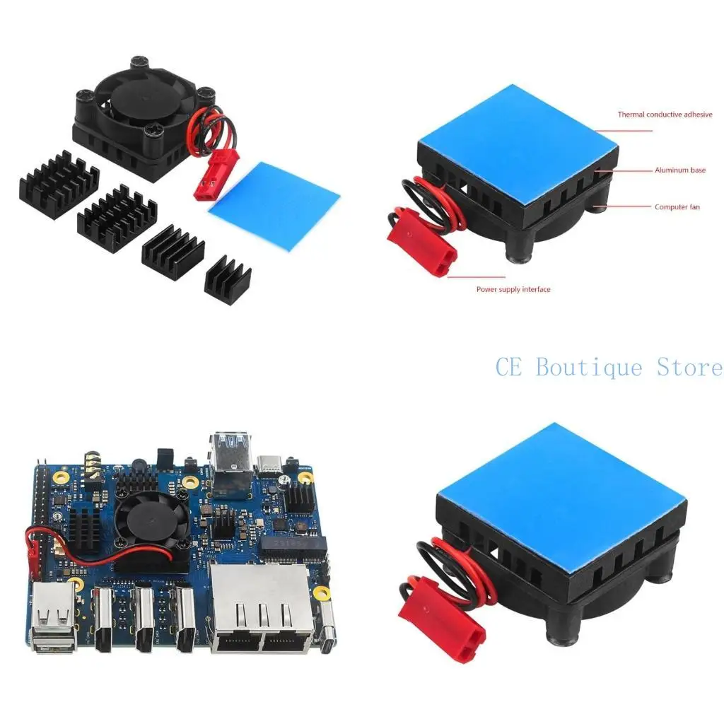 

652F Охлаждающий радиатор с вентилятором для 5 идеально подходит для игр и потоковой передачи