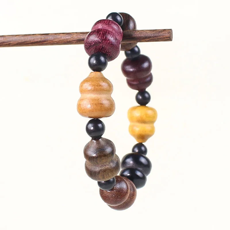 Multi-treasure gourd , decorative accessory for men and women, couple's bracelet, ethnic , new Chinese style, green