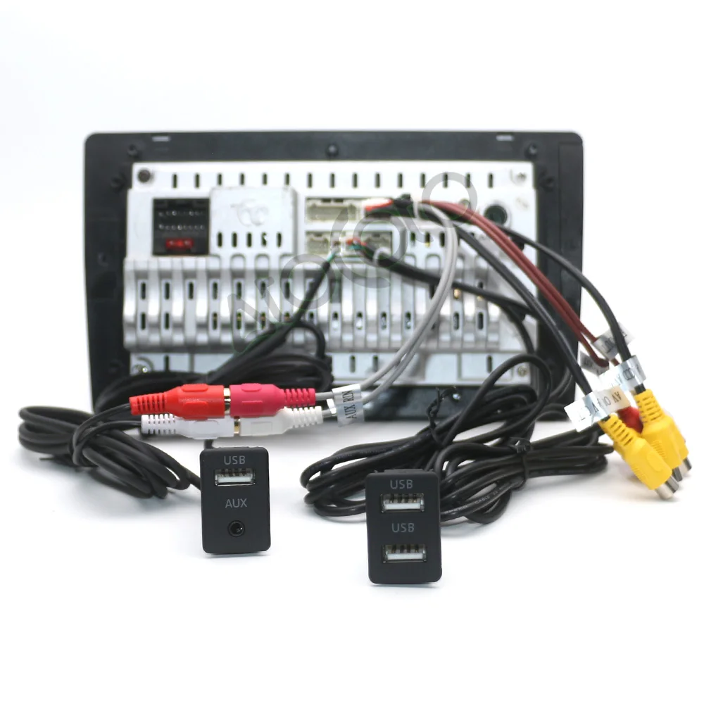 Cavo Interface A 6 Pin Per Doppia USB Auto – Pannello Per Navigatore Aftermarket, Lunghezza 145 Cm, Materiale ABS, 5V