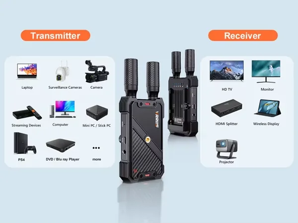 212 400M 1312FT hd Mi جهاز ريسيفر استقبال وإرسال الفيديو اللاسلكي موسع Hd1080p للداخلية والخارجية OBS Streaming WL082