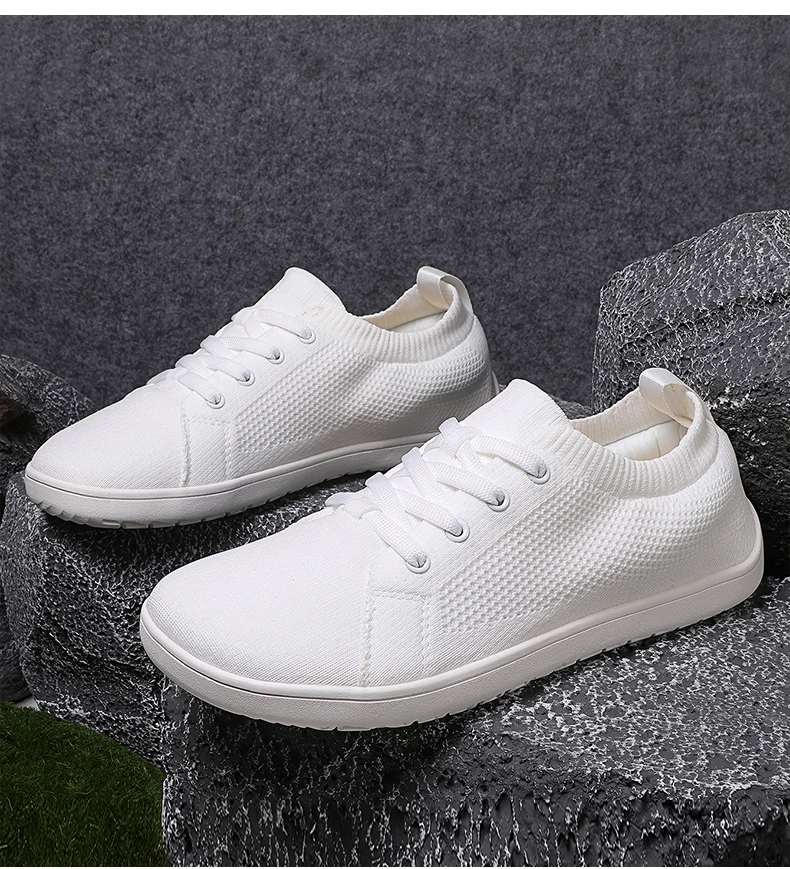 Weitzeige Schuhe Herren Zero Drop Minimalistische Mode Einfache Casual Sneaker Barfußschuhe Damen Joggingschuhe Mesh Wanderschuhe – Detail 23