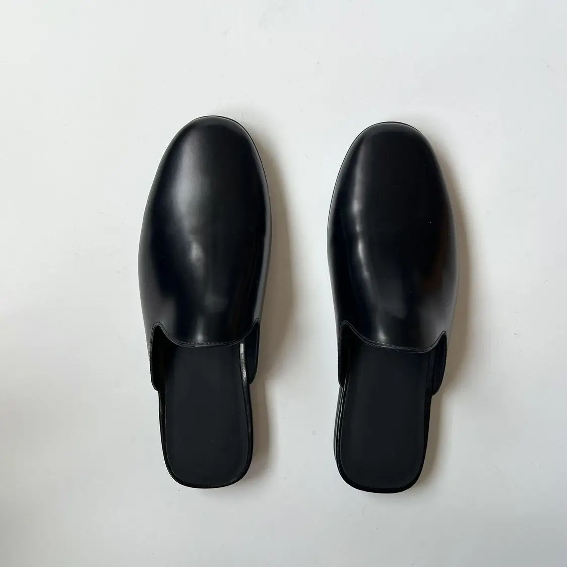 

Retro Mule oes ex Outdoor Flat Head Slippers Commuting f Slippers Trendy Slip-On Casual Clogs Comfortable Sandals