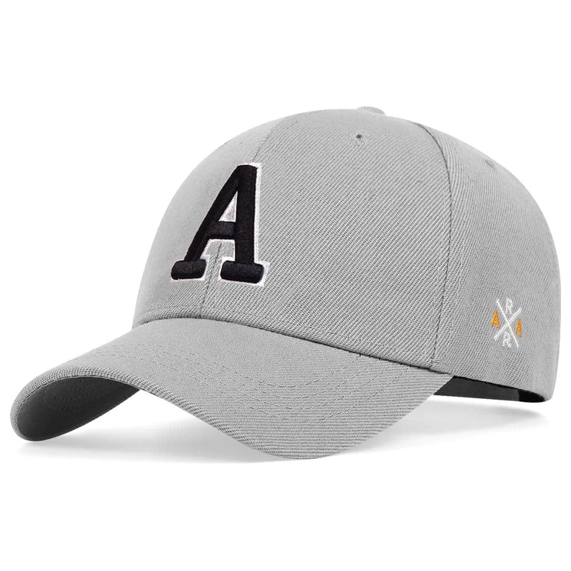 Unisex-Baseballmütze mit Buchstabenstickerei, Frühlings- und Herbst-Snapback-Mütze, verstellbare Freizeitmütze, Sonnenschutzmütze – Detail 11