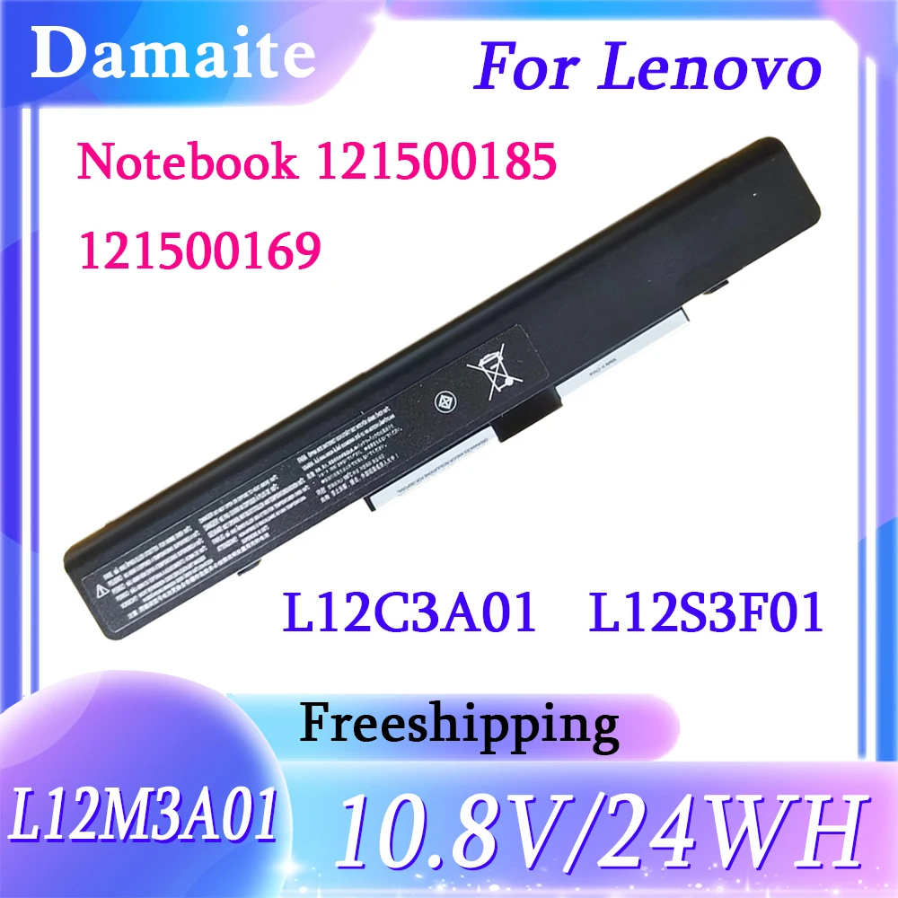 

L12M3A01 L12C3A01 L12S3F01 Laptop Battery For Lenovo IdeaPad S20-30 S210 S215 S210T Series Notebook 121500185 121500169 10.8V