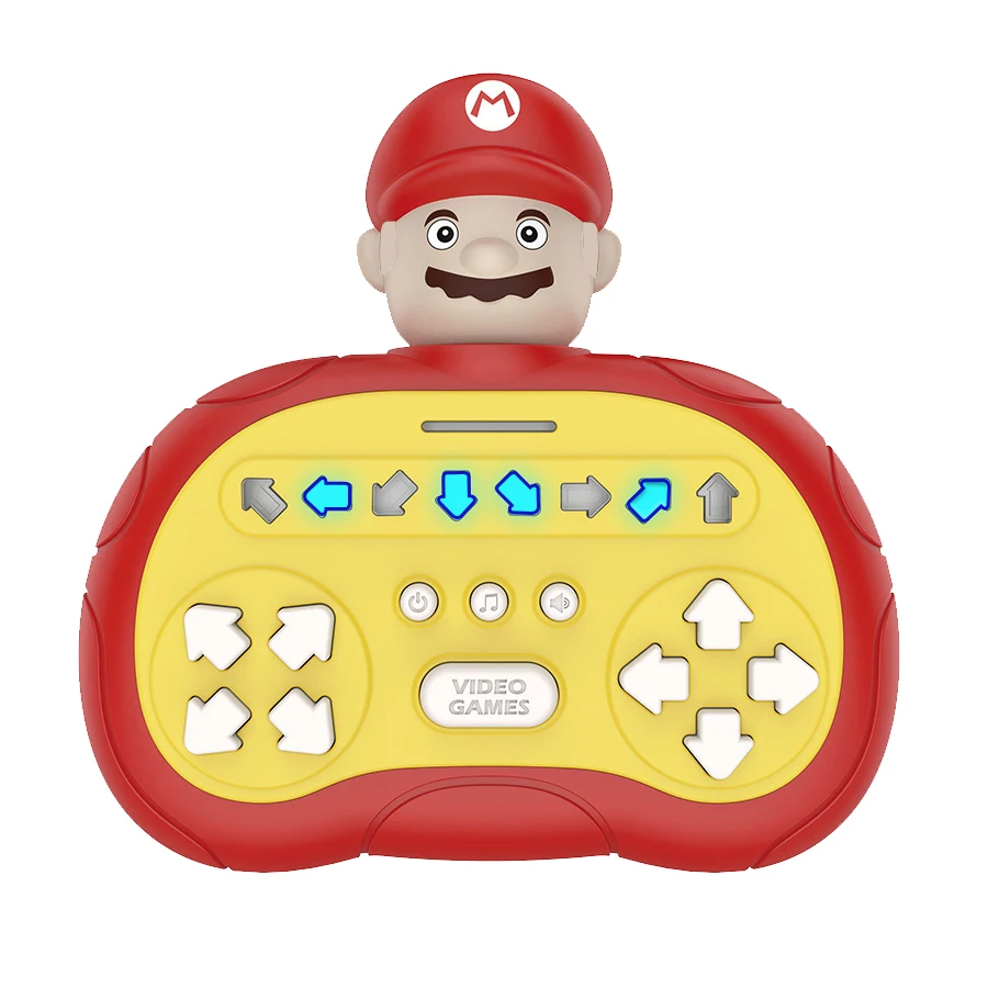 Snel Druk Spel Pop-up Fidget Bubble Elektronisch Pop it Pro Spel Pikachu Stitch Spiderman Licht Anti-stress Speelgoed voor Kinderen Cadeau