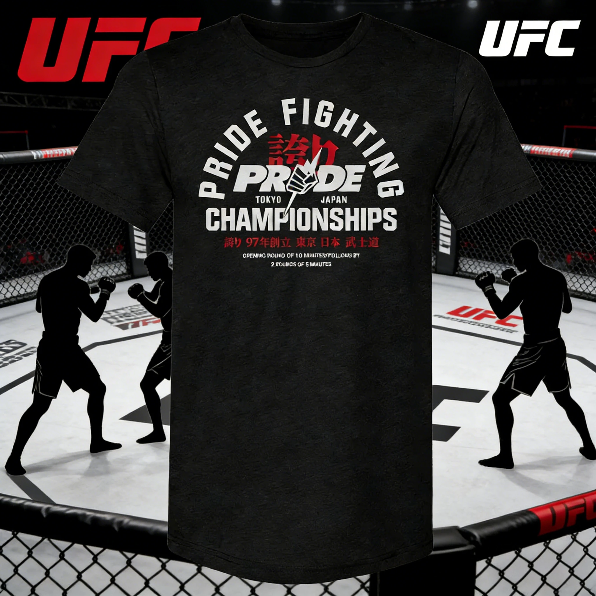 

2026 Summer UFC Fighting Graphic T-shirt Women Sports Cotton Short Sleeve Loose Leisure Fitness Shirt Unisex