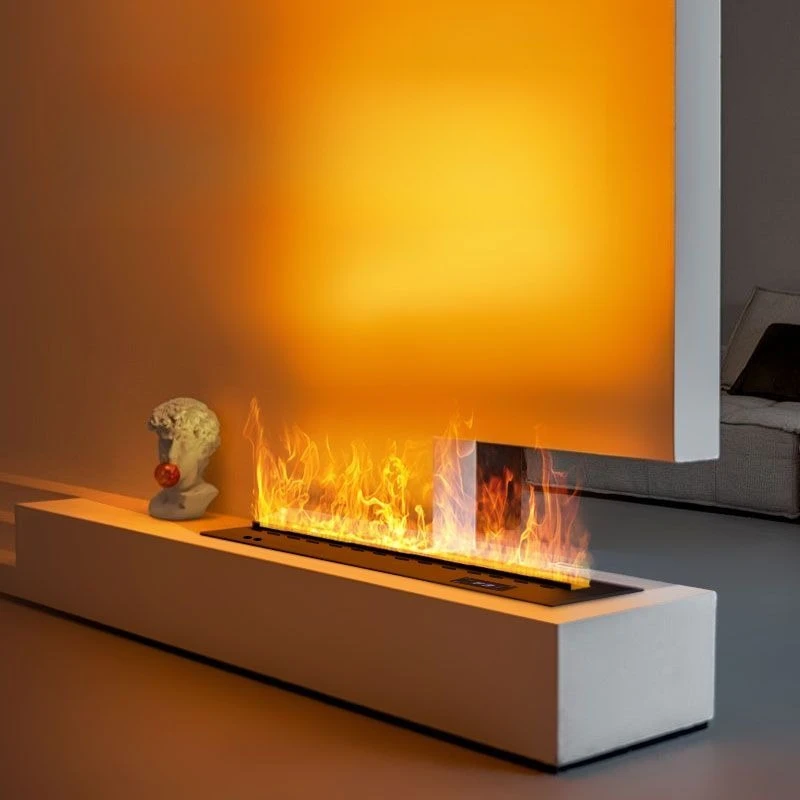 

3D simulated flame living room home smart indoor flame humidifier