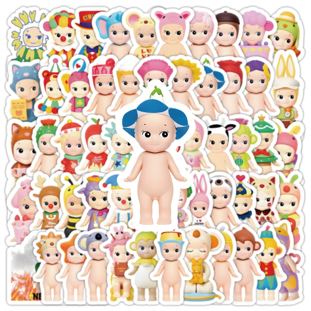 10/30/50/100pcs Character Goods Sonny Angle Cartoon Stickers Decals Toys DIY Phone Laptop Kawaii Cartoon Stickers Kids DIY Gifts