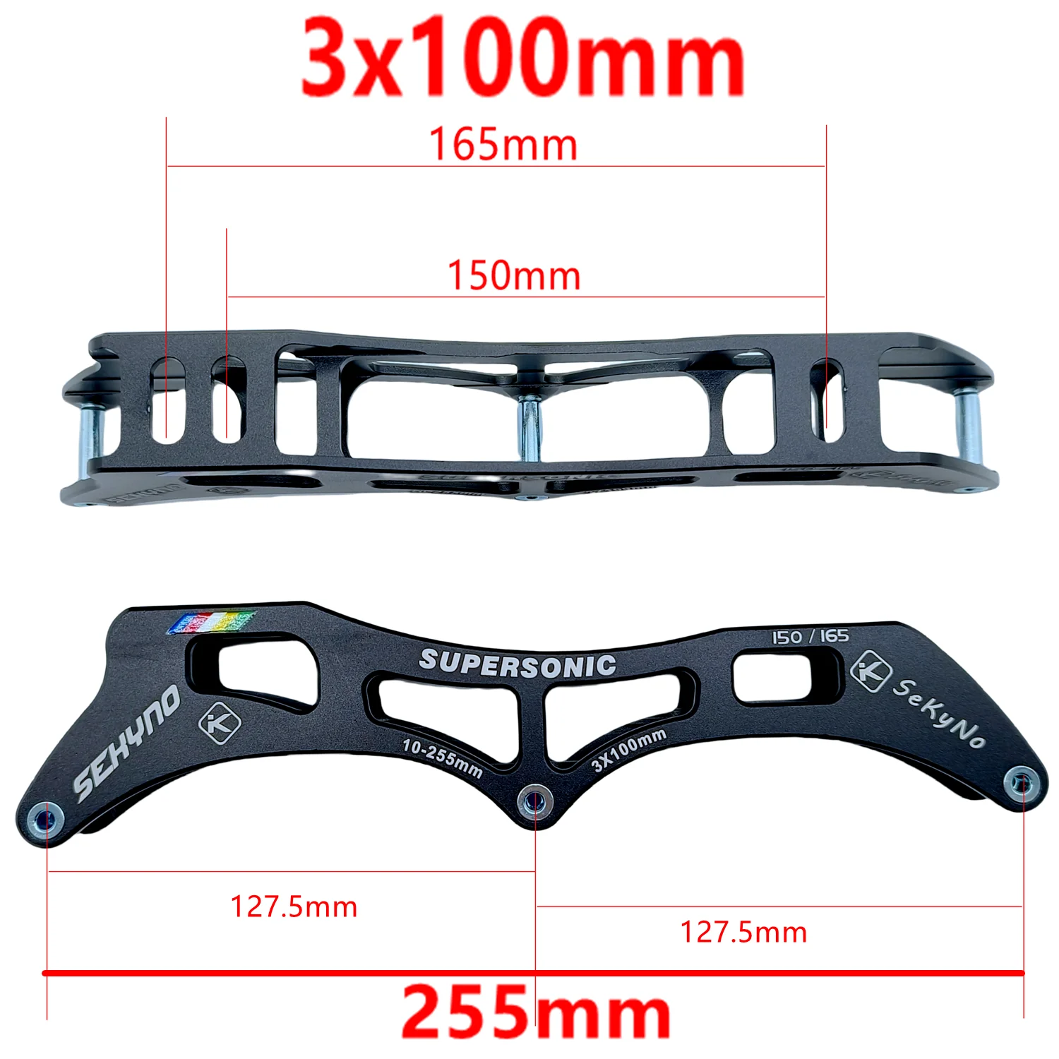 Gratis Verzending Speed Skate Frame 3X90Mm 135-150Mm 3X100Mm 3X110Mm Supersonische 9.2-235 Mm