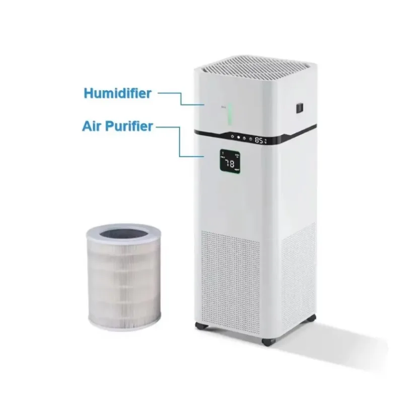 Air Purifier Plus Humidifier Two in One OEM Manufacture 3L Humidifier Intelligent Mobile Control Air Purifier