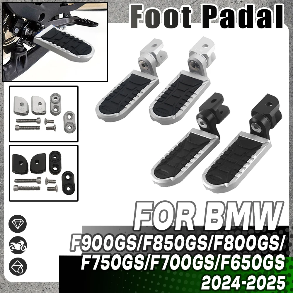 

For BMW F650GS F 700GS F750 GS F800GS F850GS F900GS ADV 2008-2025 2023 Rider Rotatable Footrest Motorcycle Front Foot Pegs Pedal