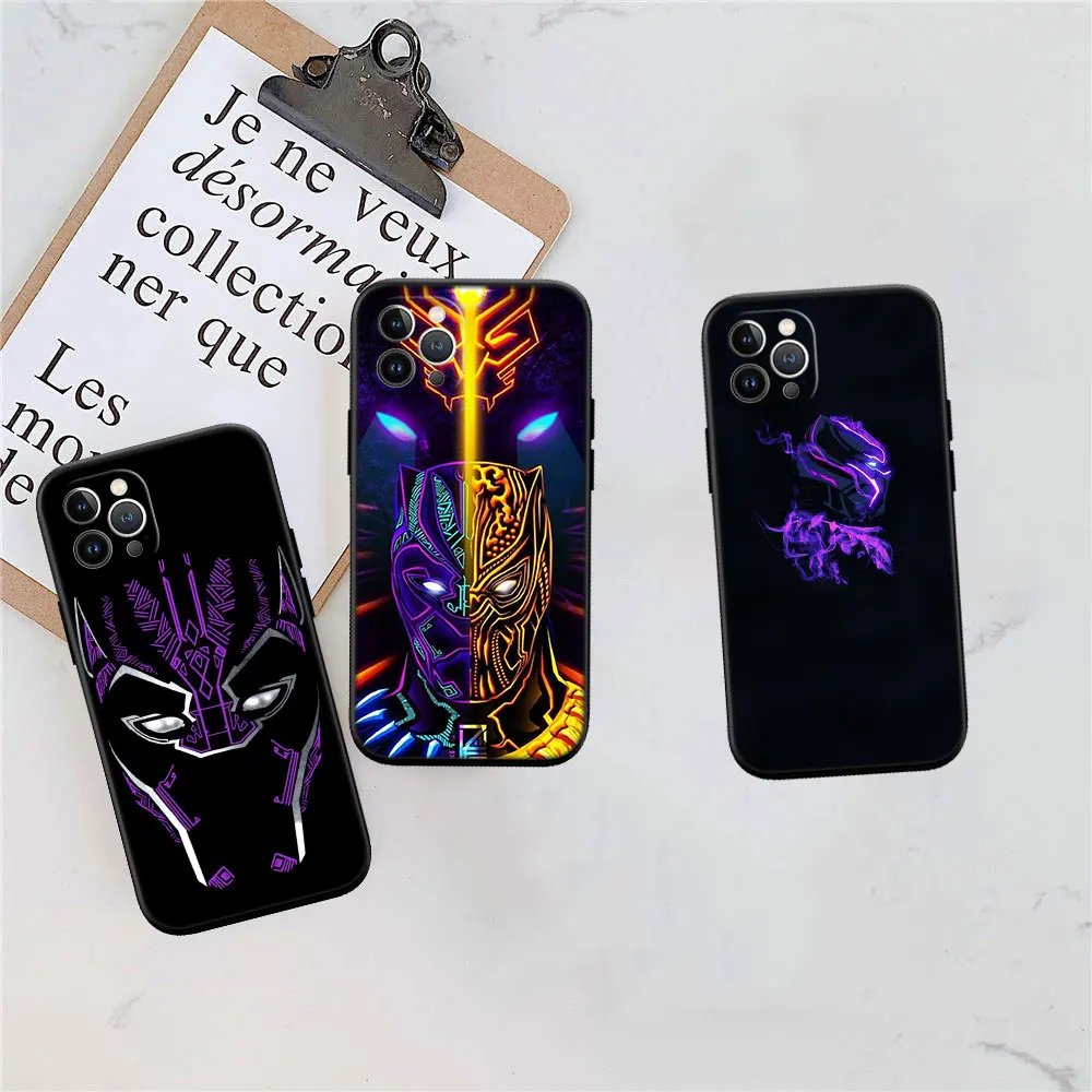 L23 Black Panther Marvel Case for Samsung Note S22 8 9 10 20 Plus Lite Ultra J2 J4 J6 J7 J8 Prime J730 Core