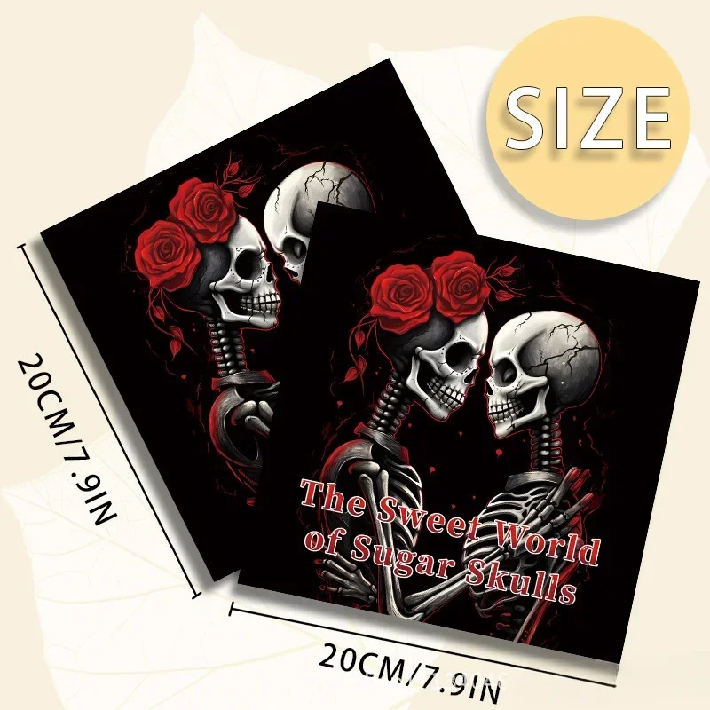 A Bold and Simple Decompression Creative Adult-sugar Skull Sweet World Coloring Book Featuring Rose Skulls