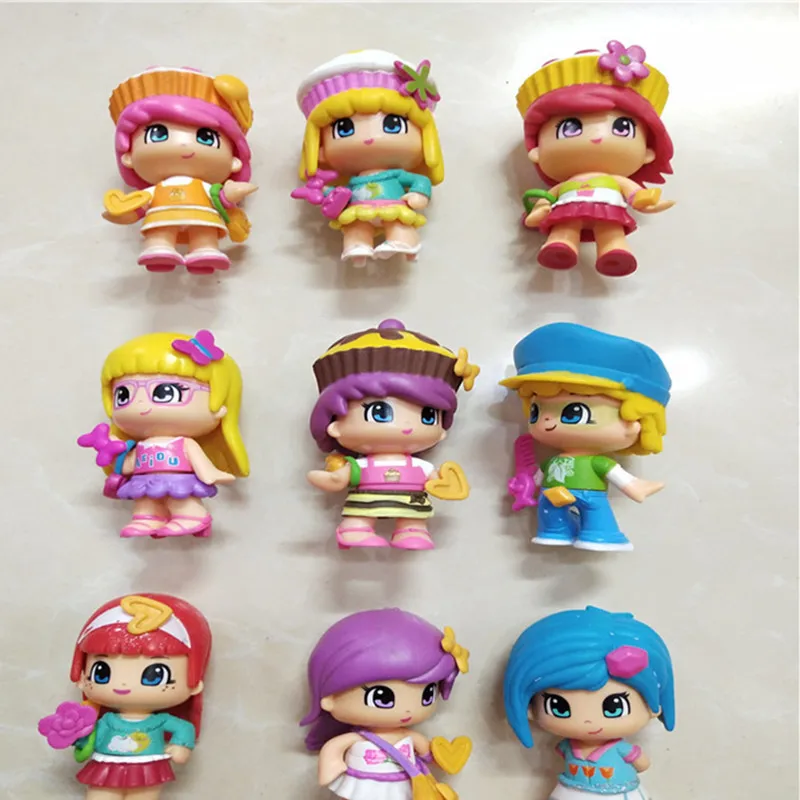 5/15pcs DIY Doubleface Pinypon Action Figure Dolls for Kids Cartoon Detachable Figuras Toys Birthday Christmas Gift Random Send