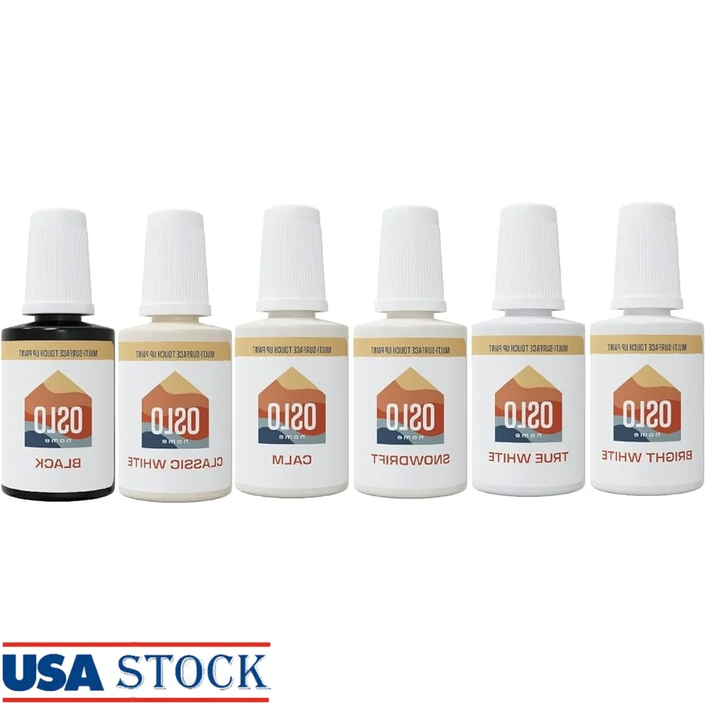 

Многофункциональные быстросохнущие бутылки с кистью Touch Up Paint Идеальный ремонт для аренды дома Устойчивость к пятнам Легко чистится Моется Для использования в помещении