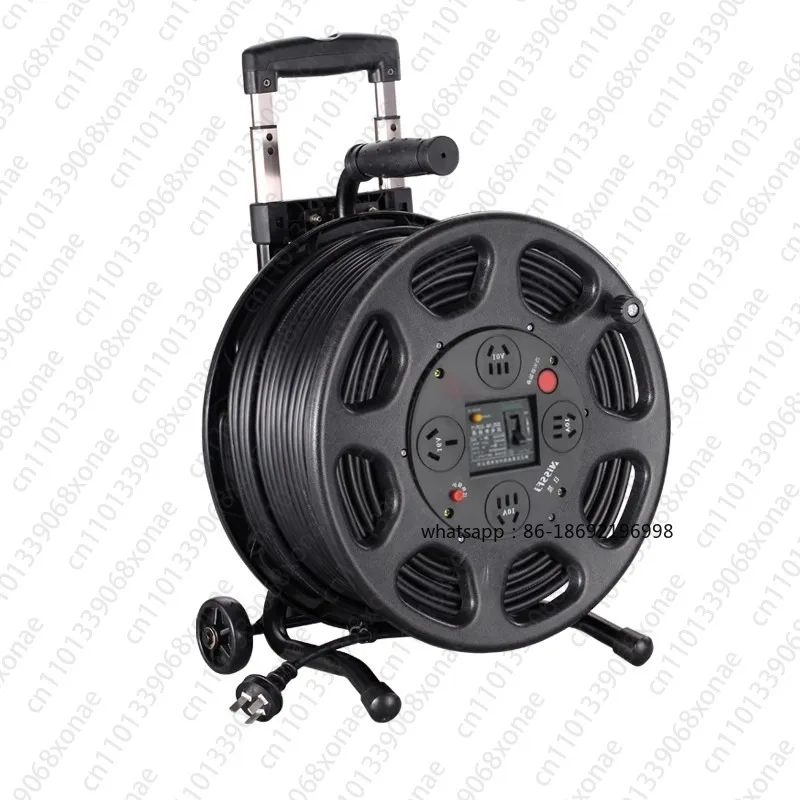 

Кабельная катушка, мобильная обмотка, пустая, провод 30 метров, проводной ролик, катушка для хранения вещей 100 метров