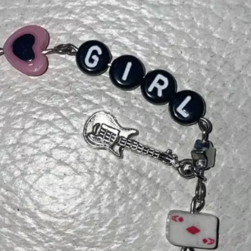 Lil peep ghost girl beaded bracelet Stars & Hearts Bracelet, Grunge, Y2k, Fairy Bracelet, Coquette, Fairycore, Beaded Bracelet
