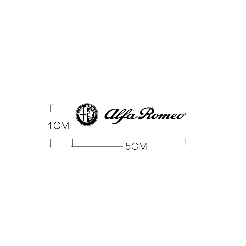 Car Interior Decals Emblem Sticker Decoration Accessories For Alfa Romeo 156 159 147 4C 8C 166 Giulia Giulietta Mito Stelvio Spi