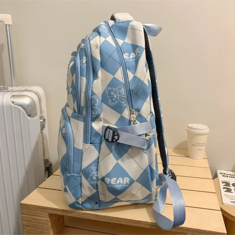 Fashion Student College Backpack Large Capacity Cute Student College Backpack School Bag Middle Student Teens Travel Backpack