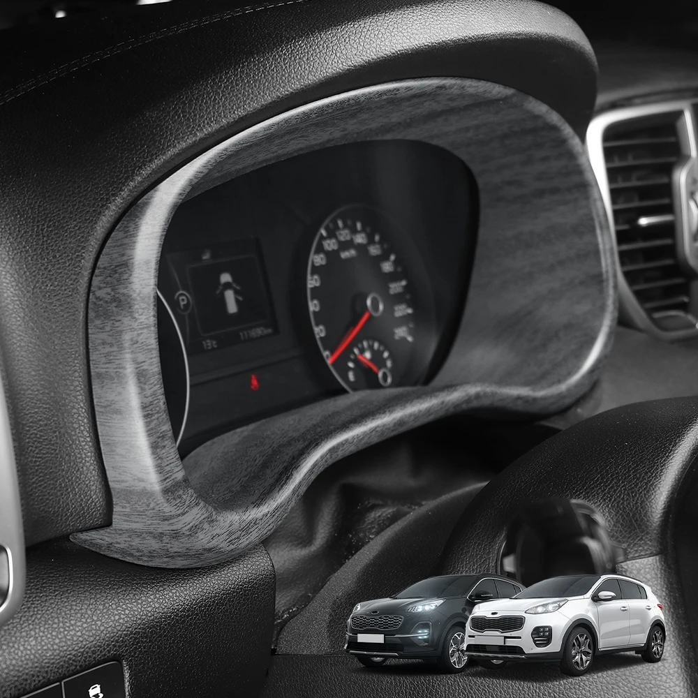 

Center Console Dashboard Frame Panel Decoration Cover Trim For Kia Sportage 2015-2021 LHD ABS Car Accessories
