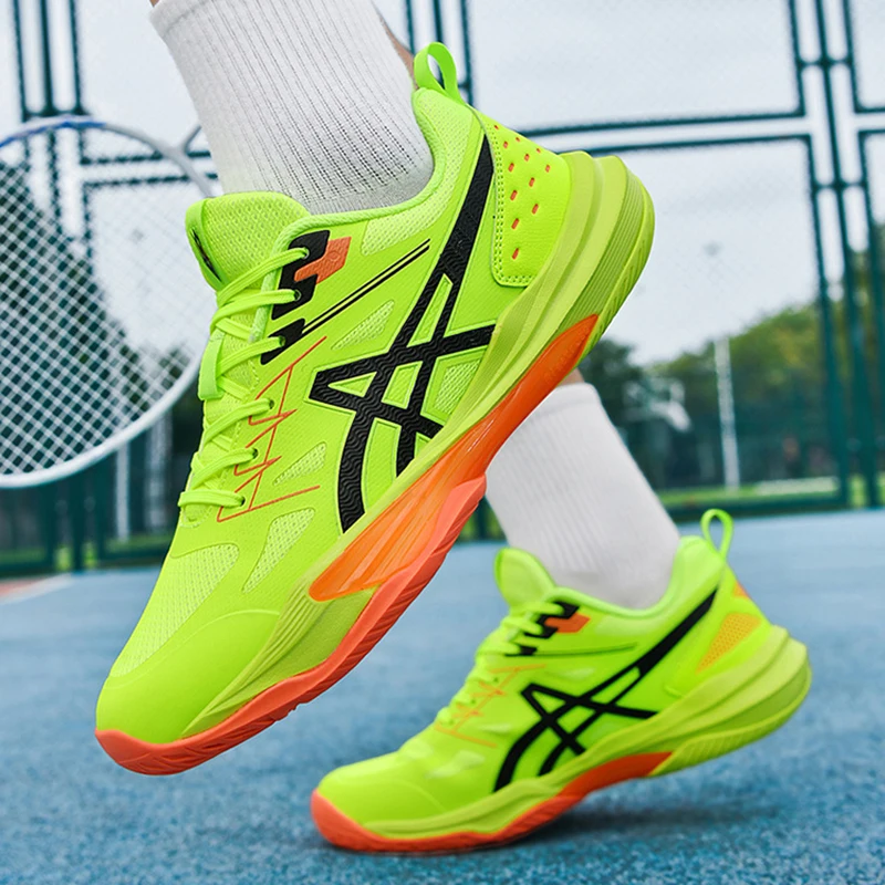Men Tennis Shoes Breathable Mesh Professional Men Badminton Shoes Lightweight Volleyball Shoes Sport Anti-Slip Training Sneakers view 5
