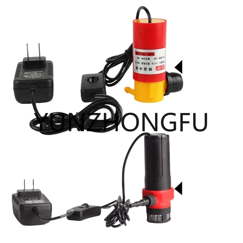 

Water Drilling Rig Booster Pump Water Filling Miniature with Power Supply Submersible Pump Brushless