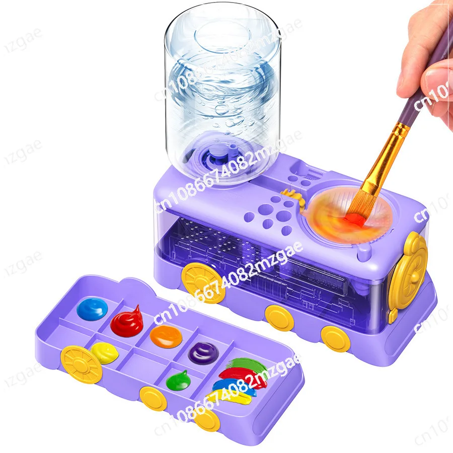 

Очиститель щетки для волос, автоматическая смена воды, держатель для мытья ручек