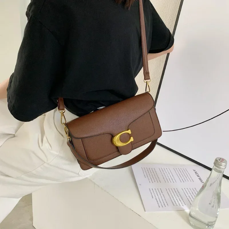 

2025New Women's Small SquareBag Stylish Handbag with Exquisite Craftsmanship for Oblique and Shoulder Carry Versatile and Trendy