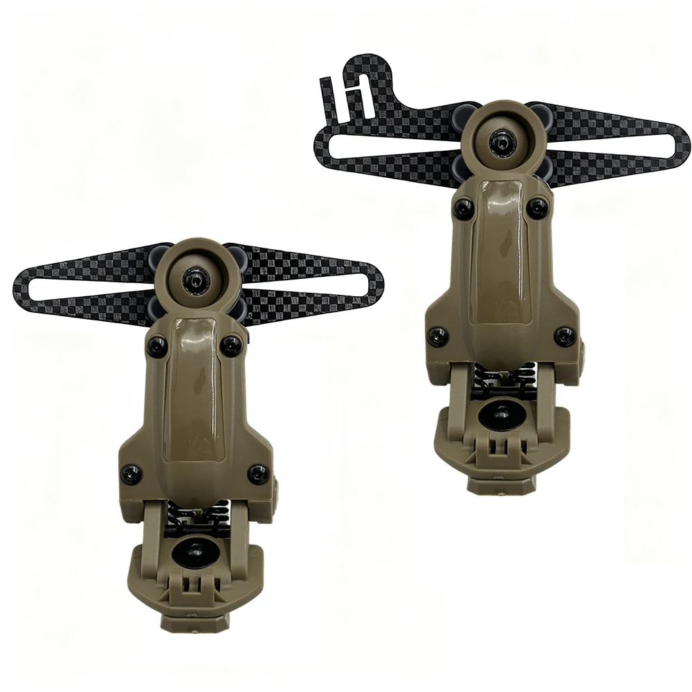 New Noise Canceling Headphones Helmet Mounting Brackets FAST Helmet Rail Adapter Kit for COMTAC II III Series Tactical Headsets