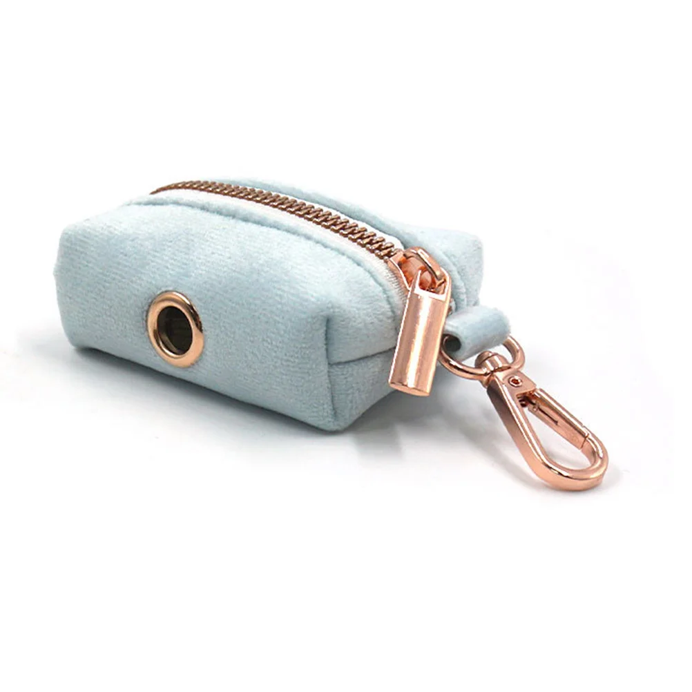 

Convenient Poop Bag Holder Portable Dispenser Zipper Dog Accessory Outdoor Supplies Multifunctional Lightweight Buckle Design