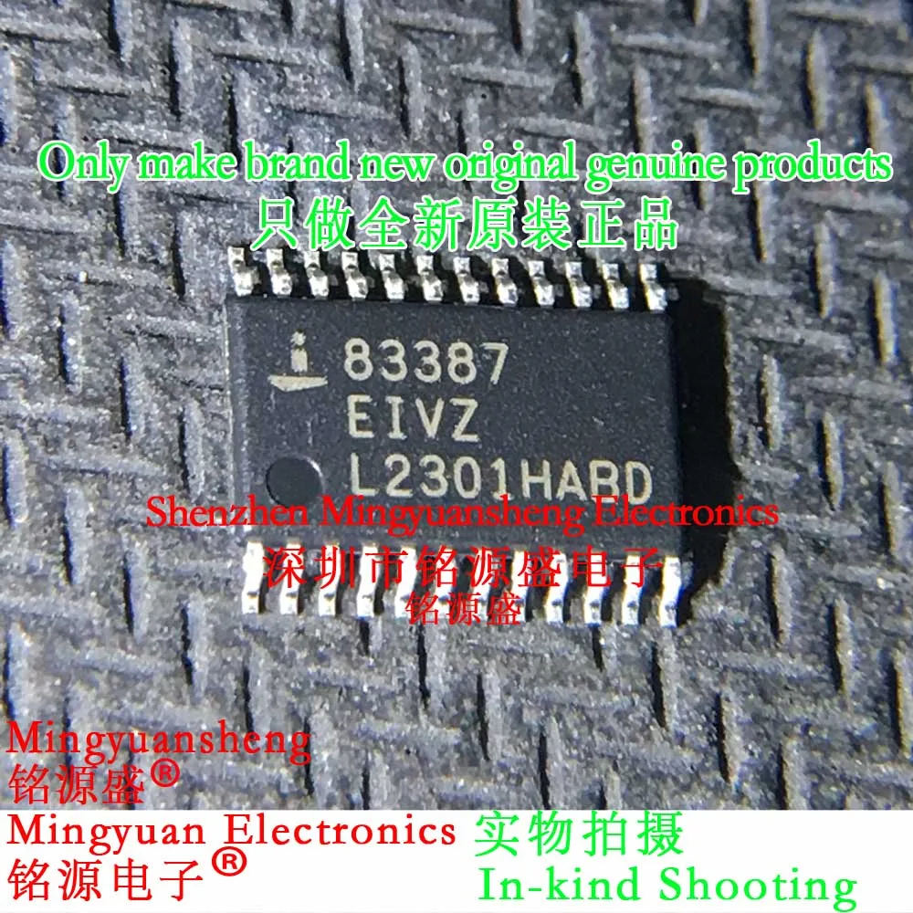 

Mingyuan Sheng Brand New Original Genuine Isl83387Eivz-T Isl83387Eivz Isl83387 Silk Screen Printing Word Making 83387 Package Tssop24 Smd Smd Rs-232 Interface Integrated Circuit Ic Chip (1-100Pcs)
