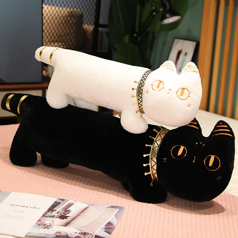 

65/95/125cm Egyptian Cat Pharaoh Long Pillow Toy Bedroom Sofa Decor Cute Cartoon Stuffed Plushies Cushion Soft Kids Toys Gifts