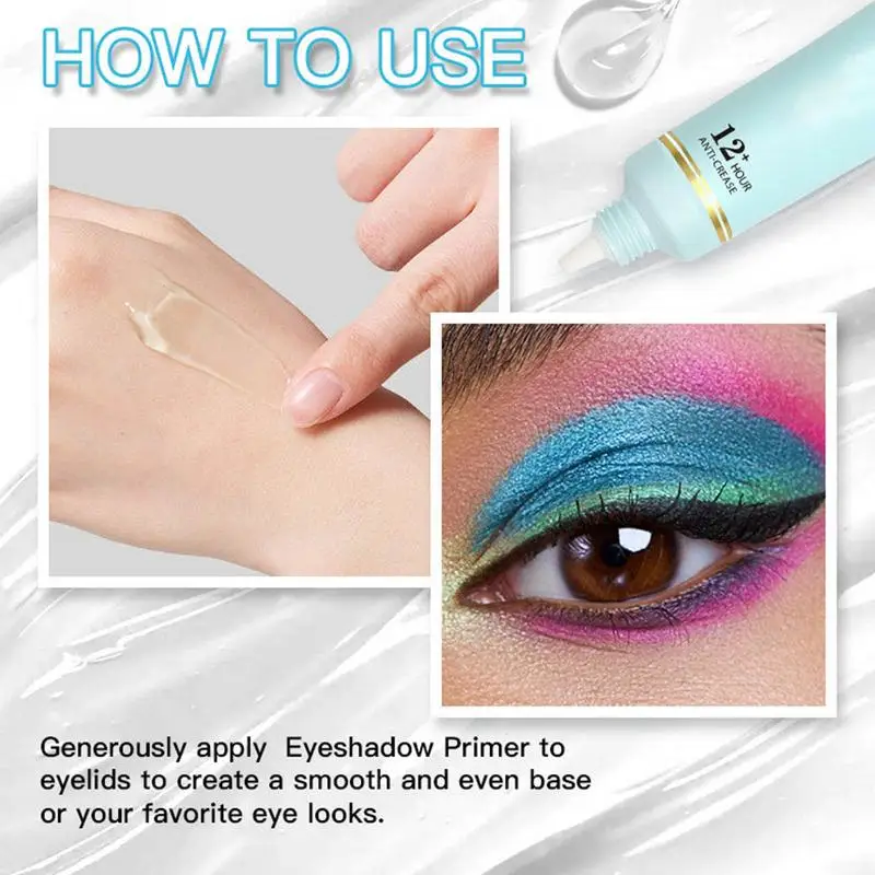 아이 메이크업 베이스 프라이머 아이 컨실러 바 코렉터 리퀴드 하루 종일 지속되는 아이 섀도우 베이스 모공 미니마이저